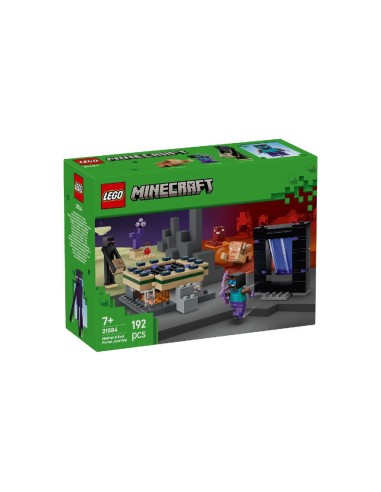 LEGO MINECRAFT VIAJE NETHER Y PORTAL AL END