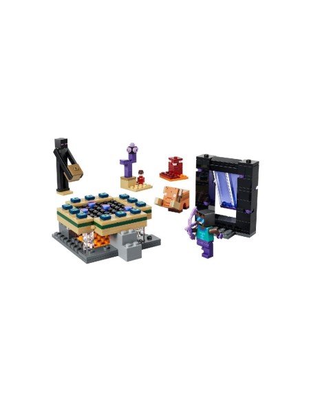 LEGO MINECRAFT VIAJE NETHER Y PORTAL AL END