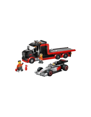 LEGO City Camión de Exposición de F1 con Coche de Carreras Audi F1
