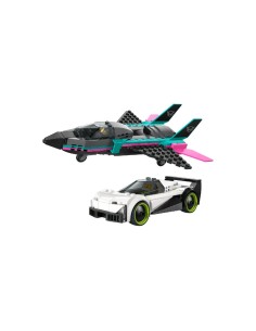 LEGO CITY JET VS COCHE 2