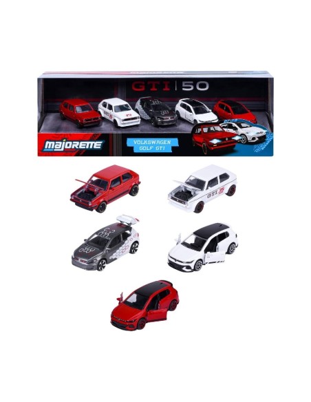 PACK 5 COCHES VOLKSWAGEN GOLF GTI