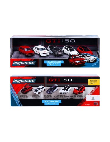 PACK 5 COCHES VOLKSWAGEN GOLF GTI