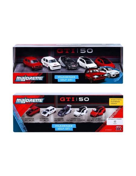 PACK 5 COCHES VOLKSWAGEN GOLF GTI