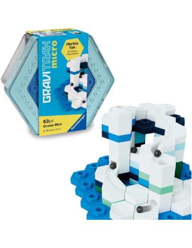 GraviTrax Micro Set Ocean Azul 63 Piezas