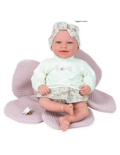 MUÑECA ADI ROSA C/MANTA FLOR 45-CMS.