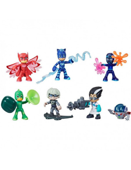 PACK 6 PJ MASKS DELUXE