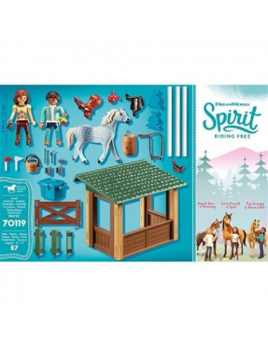 PLAYMOBIL AREA DE ENTRENAMIENTO SPIRIT 70119