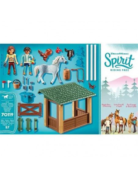 PLAYMOBIL AREA DE ENTRENAMIENTO SPIRIT 70119