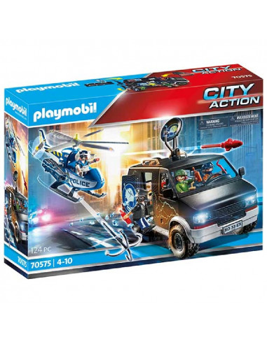 PLAYMOBIL HELICOPTERO POLICIA,PERSECUCION 70575