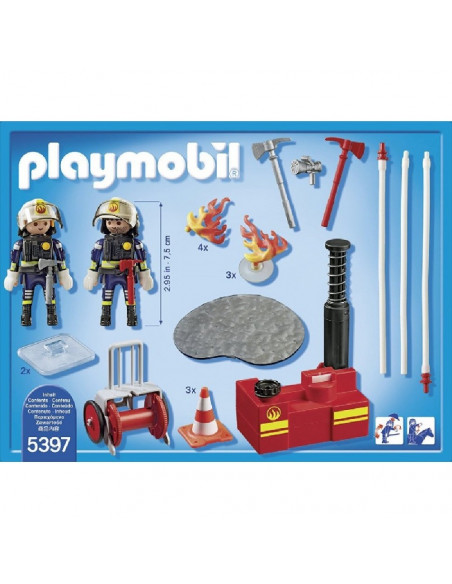 PLAYMOBIL EQUIPO BOMBEROS 5397