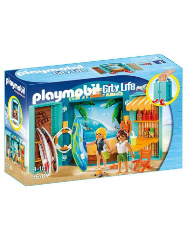 PLAYMOBIL COFRE TIENDA SURF