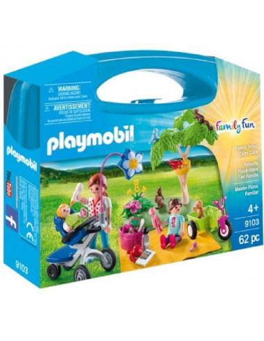 PLAYMOBIL MALETIN PICNIC FAMILIAR 9103