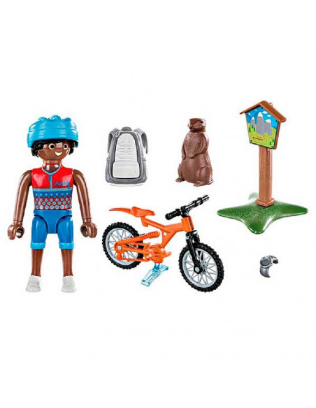 PLAYMOBIL CICLISTA MONTAÑA