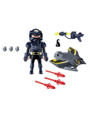 PLAYMOBIL ESPIA CON JET