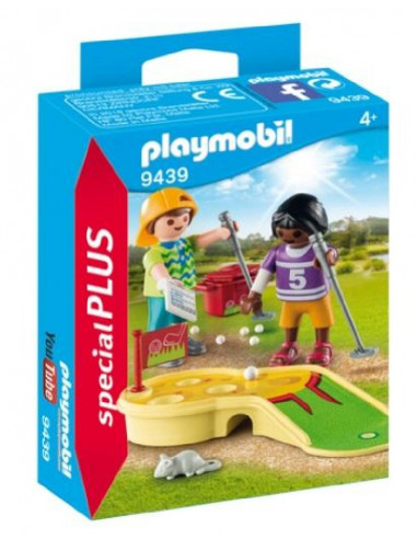 PLAYMOBIL NIÑOS JUGANDO AL MINIGOLF