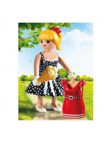 PLAYMOBIL CHICA MODELO AÑOS 50 6883