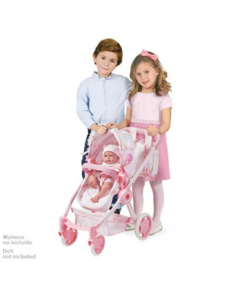 COCHE MUÑECA MARIA 3X1