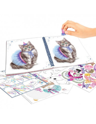 LIBRO COLOREAR TOPMODEL KITTY