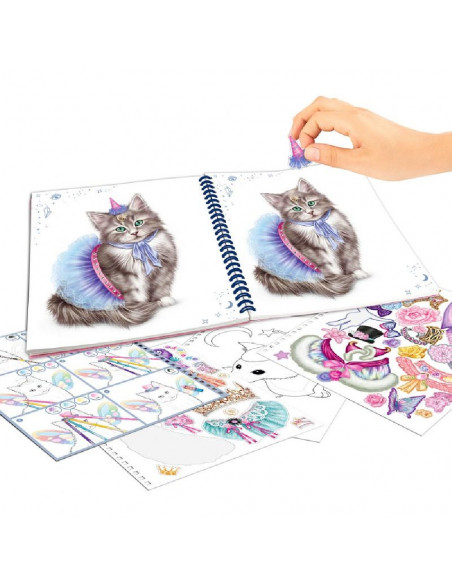 LIBRO COLOREAR TOPMODEL KITTY