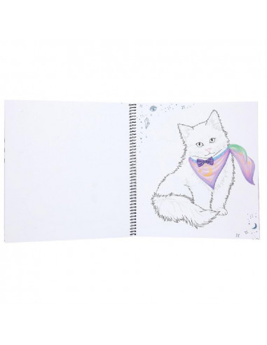 LIBRO COLOREAR TOPMODEL KITTY