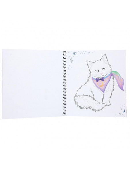 LIBRO COLOREAR TOPMODEL KITTY