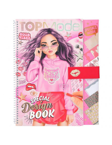 LIBRO PARA COLOREAR Y DISEÑAR TOP MODEL