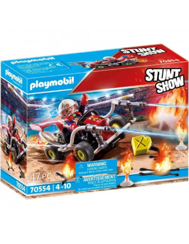 PLAYMOBIL KART BOMBERO - STUNTSHOW 70554