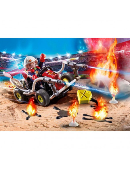PLAYMOBIL KART BOMBERO - STUNTSHOW 70554