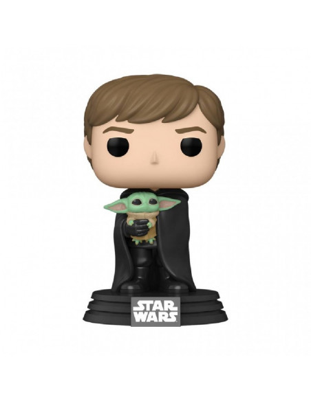 FUNKO POP STAR WAR LUKE CON GROGU STAR WARS THE MANDALORIAN 482