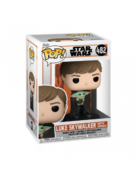 FUNKO POP STAR WAR LUKE CON GROGU STAR WARS THE MANDALORIAN 482