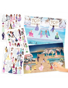 CUADERNO PEGATINAS TOPMODEL GLAMOUR 2