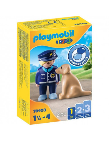 PLAYMOBIL POLICIA CON PERRO