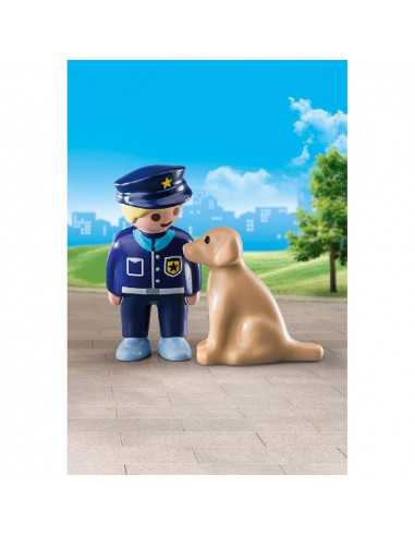PLAYMOBIL POLICIA CON PERRO