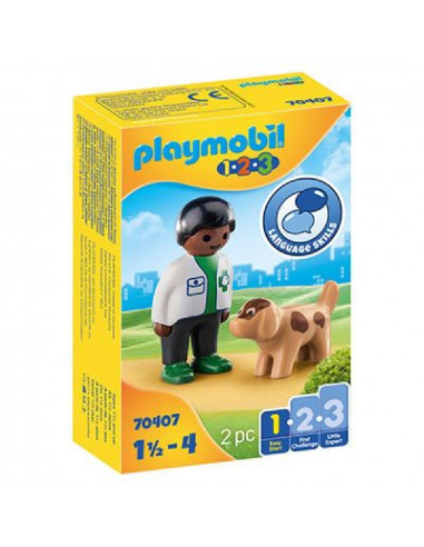 PLAYMOBIL VETERINARIO C/PERRO