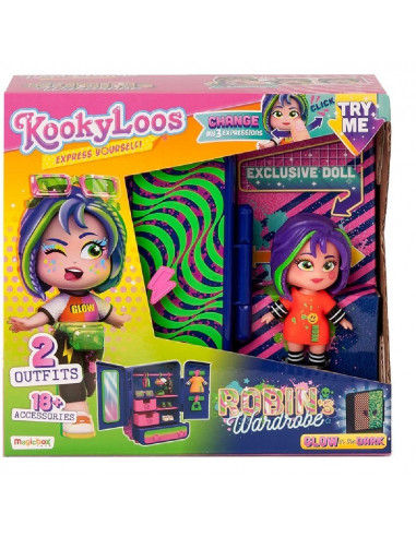 Armario vestidor KookyLoos con muñeca...