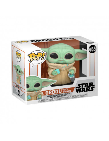 FUNKO POP GROGU MANDALORIAN CON GALLETAS