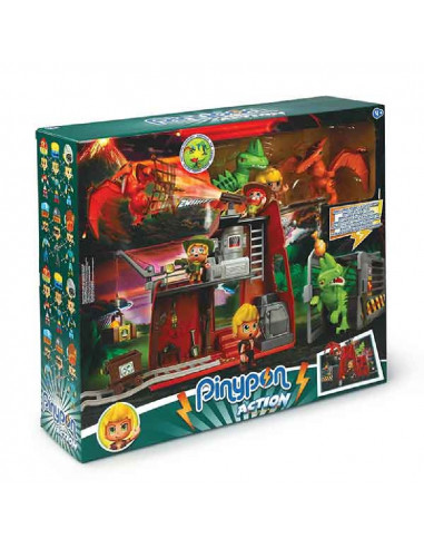 PINYPON ACTION DINOS ATACAN  EL CAMPAMENTO