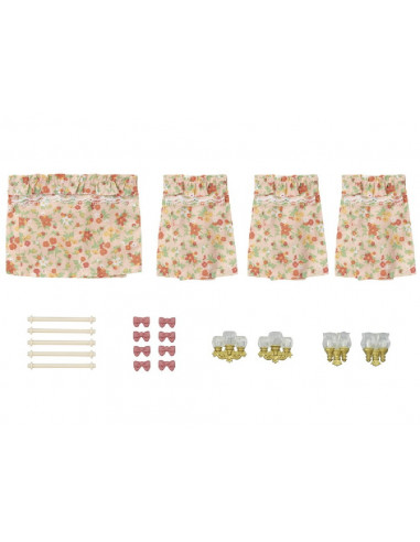SET CANDELABROS Y CORTINAS SYLVANIAN...