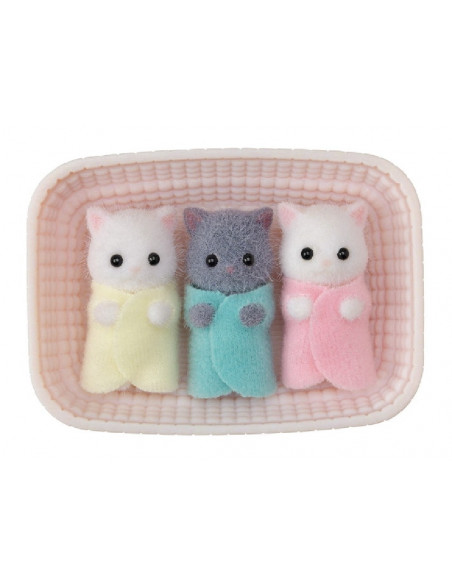 TRILLIZOS GATO PERSA SY7LVANIAN FAMILIES 5458