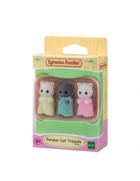 TRILLIZOS GATO PERSA SY7LVANIAN FAMILIES 5458
