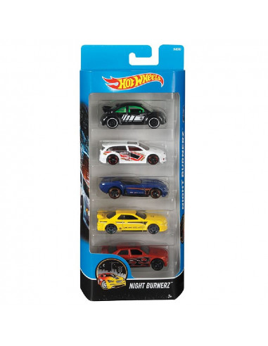 PACK 5 VEHICULOS HOT WHEELS