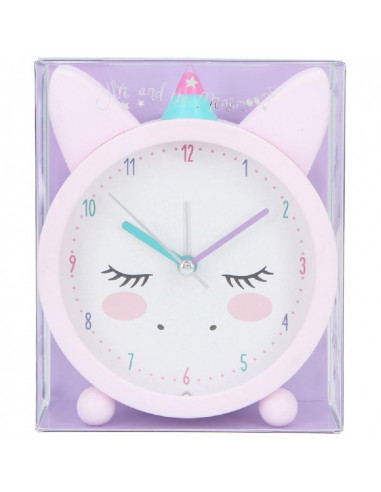RELOJ DESPERTADOR UNICORNIO TOPMODEL