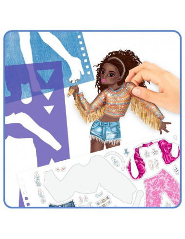 POPSTAR PARA COLOREAR TOPMODEL