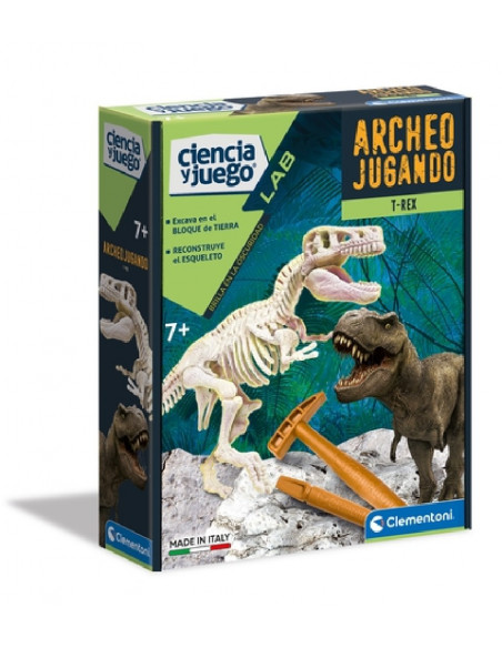 ARQUEO JUGANDO T-REX FLUOR