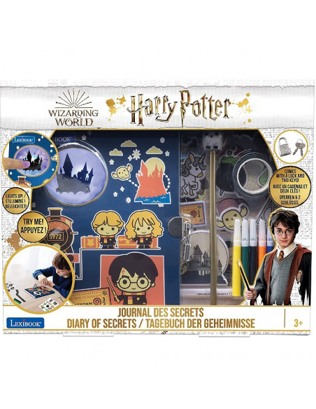 DIARIO SECRETO HARRY POTTER CON LUZ