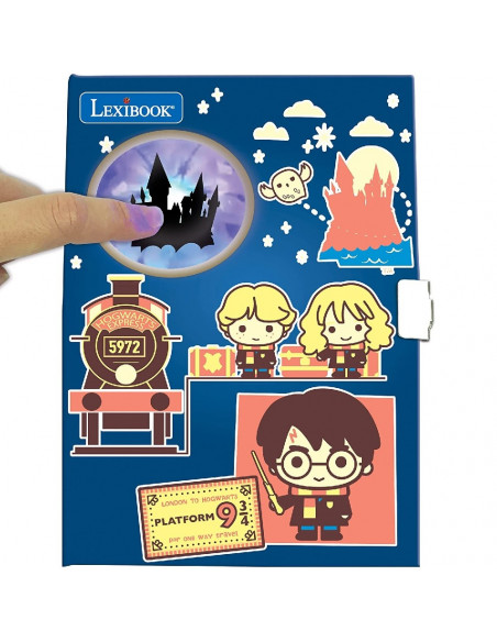 DIARIO SECRETO HARRY POTTER CON LUZ