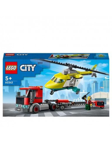 LEGO CITY TRANSPORTE  HELICOPTERO RESCATE 60343