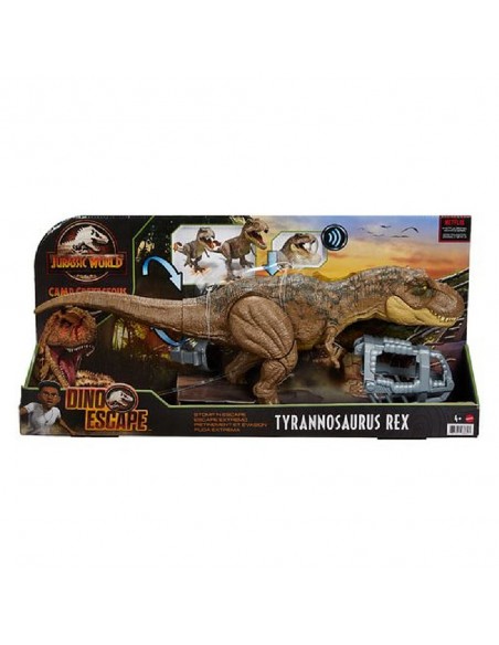 JURASSIC WORLD T-REX PISA Y ATACA