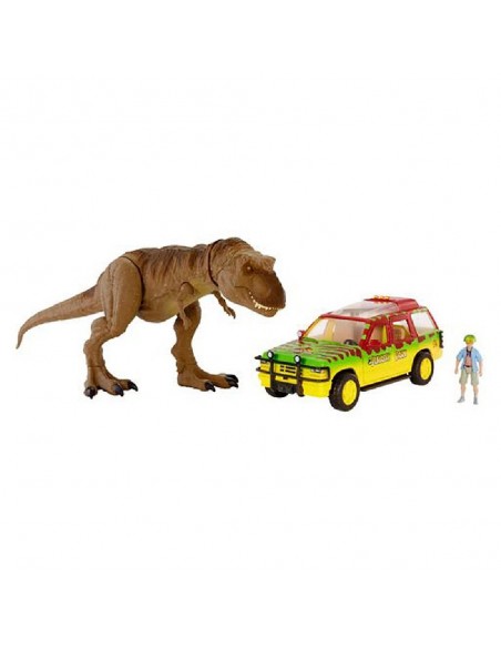 JURASSIC WORLD T-REX Y VEHICULO