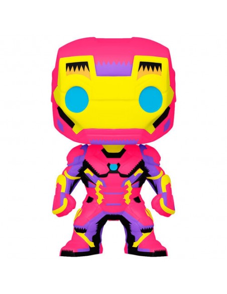 FUNKO POP IRON MAN BLACK LIGHT MARVEL